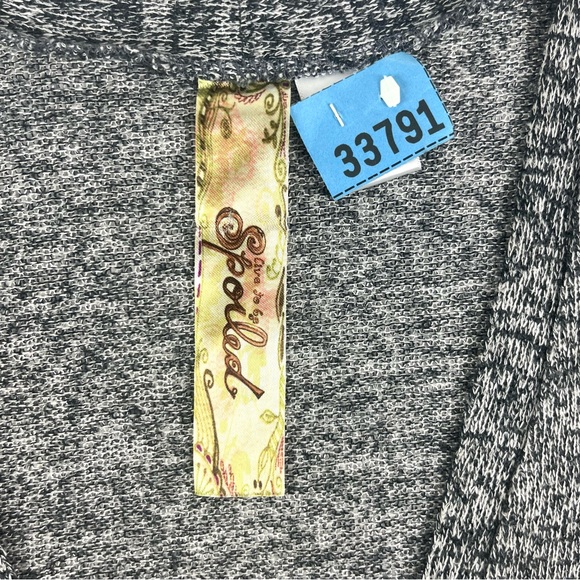 Live To Be Spoiled Grey Knit Button Up Cardigan - Picture 8 of 8